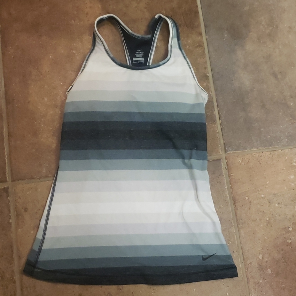 NWOT Nike tank top size small shades of gray/blue